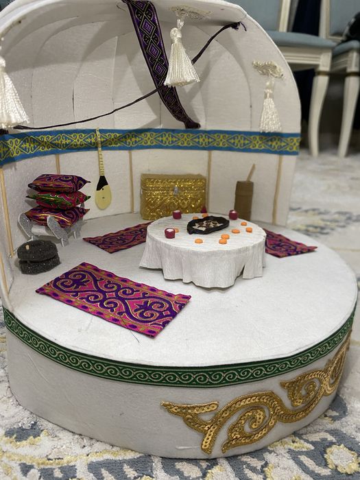 Мини-макет юрты ручной роботы