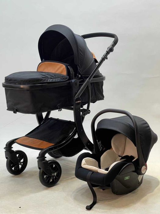 Carucior de copii 3 in 1 Visoli negru