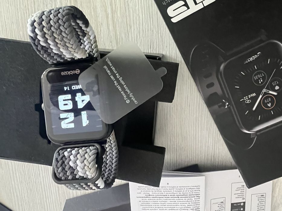 Умные часы  Zeblaze GTS 3 pro black 2 шт