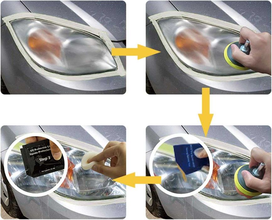 Комплект за Ръчно полиране на Фарове LocBondso.