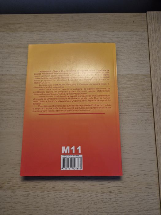 Culegere matematica clasa a 11-a, Burtea