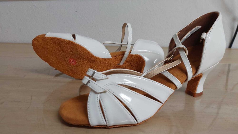 Sandale Pantof dans sportiv latino femei 40 41 25.5 cm talpa piele NOU