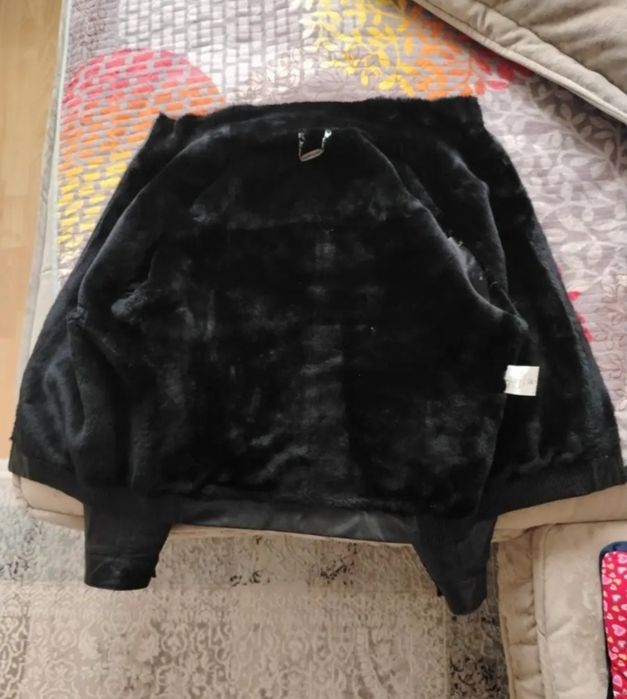 Кожаная дубленка