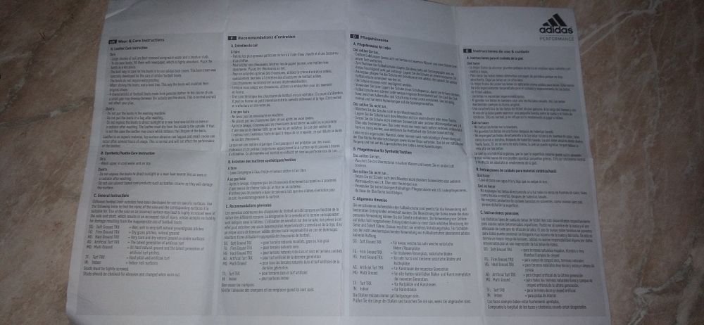 БУТСЫ ADIDAS X 17.4 FxG Оригинал