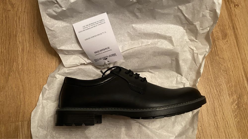 НОВИ Мъжки Обувки КАВАЛЕР 100% Естествена кожа