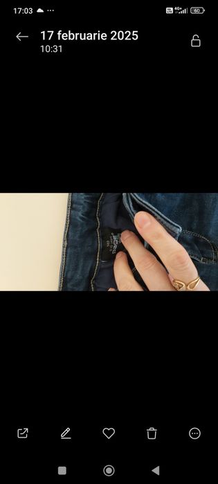 Blugi dublați măr 134-140