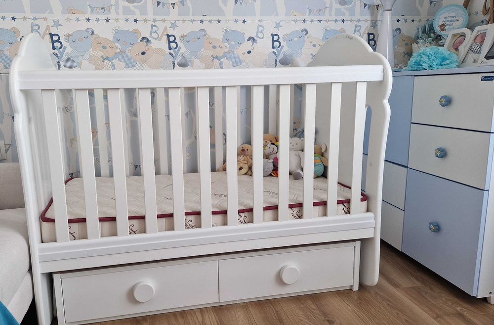 Бебешко/Детско легло дървено/МДФ