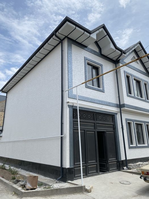 Травертин ишлари – сифатли фасад ва уй ташқи безак