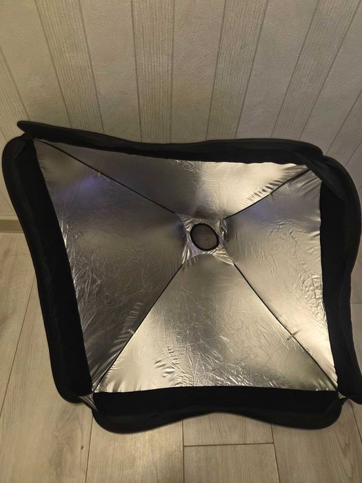 Hähnel Speedlite SoftBOX60 60x60 cm + grid – softbox foto pliabil