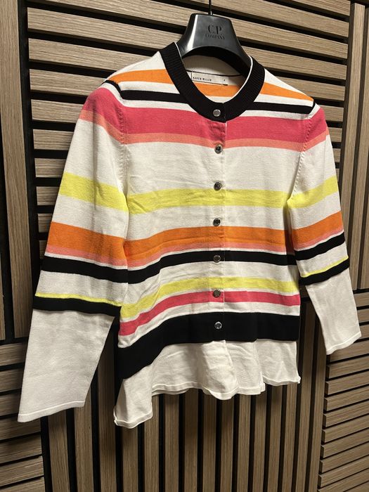 Karen Millen : Striped Knit Premium Cardigan -размер 4/ S-М Оригинал