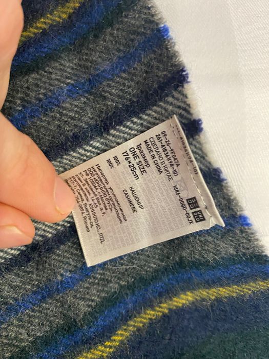 Uniqlo шарф кашемир 100%