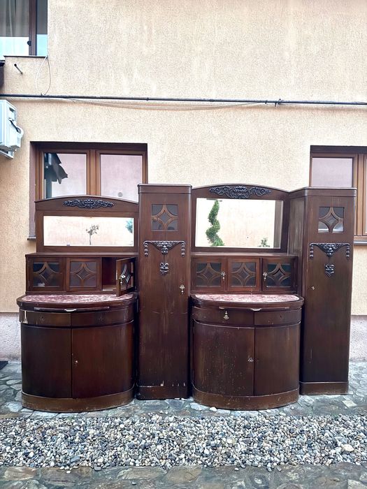 Mobila Art Deco lemn masiv