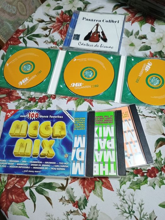 Vând lot cd-uri audio diverse genuri