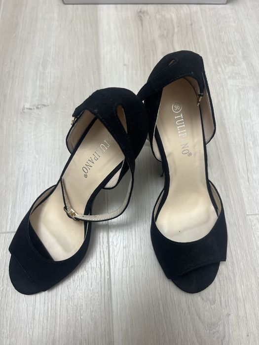 36 размер замша каблук 9 см