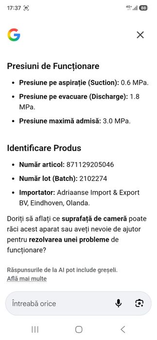 Aparat Clima Aer condiționat mobil 9000 Btu Agent frigorific  Impecabil
