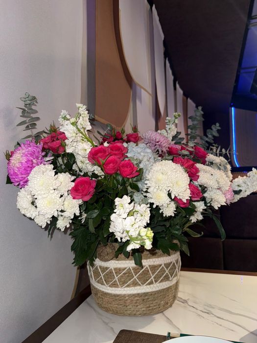 Цветы микс вчерашние