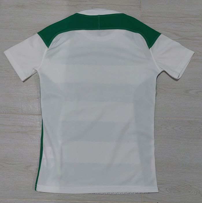 Tricou Sport Erreà Verde cu Alb–Mărimea M Nou cu Etichetă