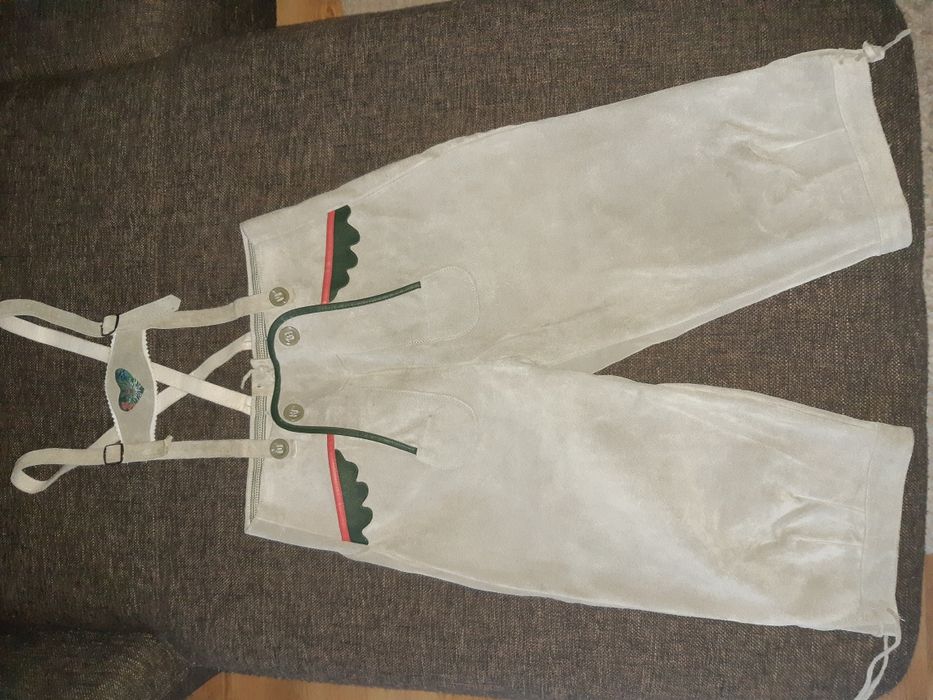 Pantaloni tirolezi piele copii marimea 164