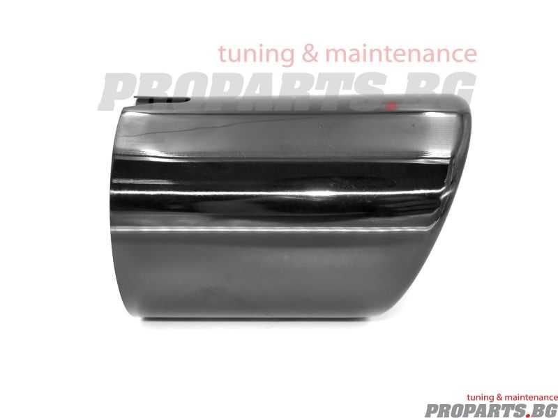 Хромиран черен ауспухов накрайник