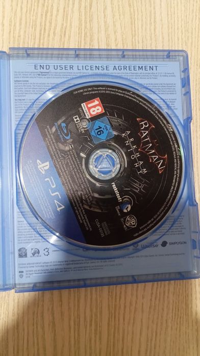 Batman Arkham night, ps4 диск