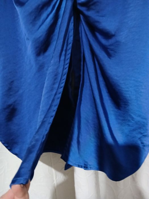 Елегантна кралско синя риза Л