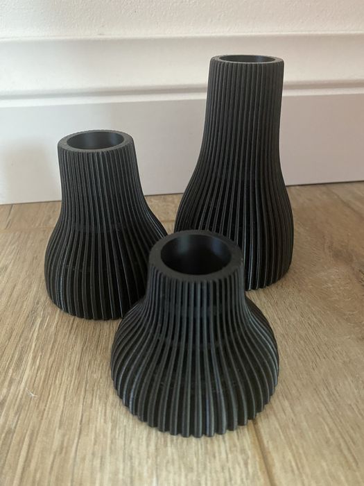 Set 3 suporturi lumanari