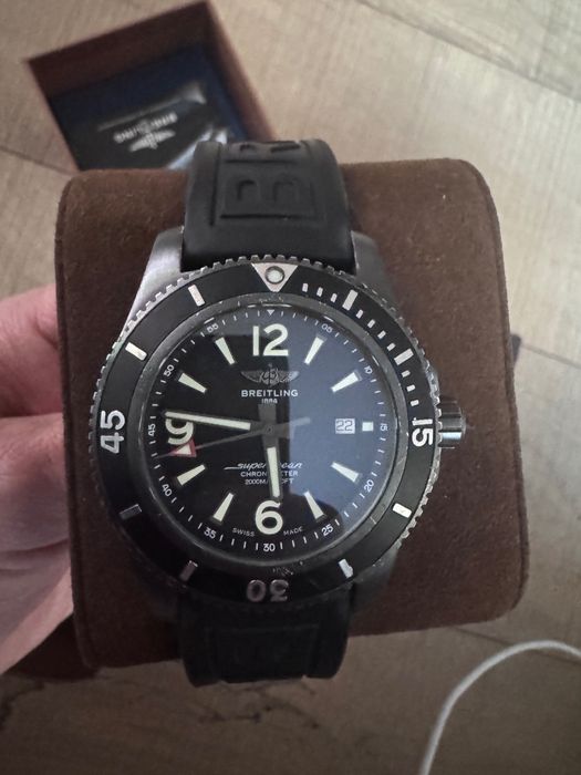 Breilting SuperOcean Black Steel Automatic 46mm
