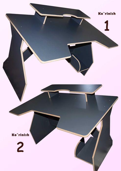 Komputer stol MDF (LAMINAT DSP emas)