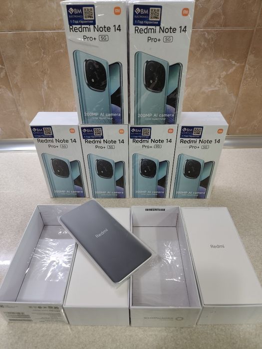 Redmi note 14 pro+ 5G 8+8/16/256 GB 100% оригинал. 
Имейкалари уткан
