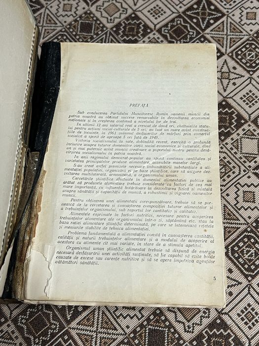 Retetar general preparate culinare 1962-1963 obiect de colecție