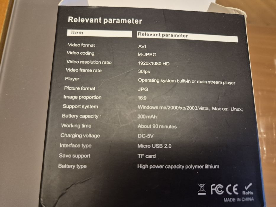 Mini camera SQ23 wifi