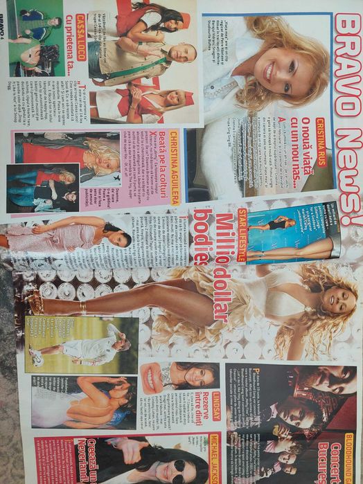 Revista Bravo cu Morandi pe coperta Marius Moga si Randi