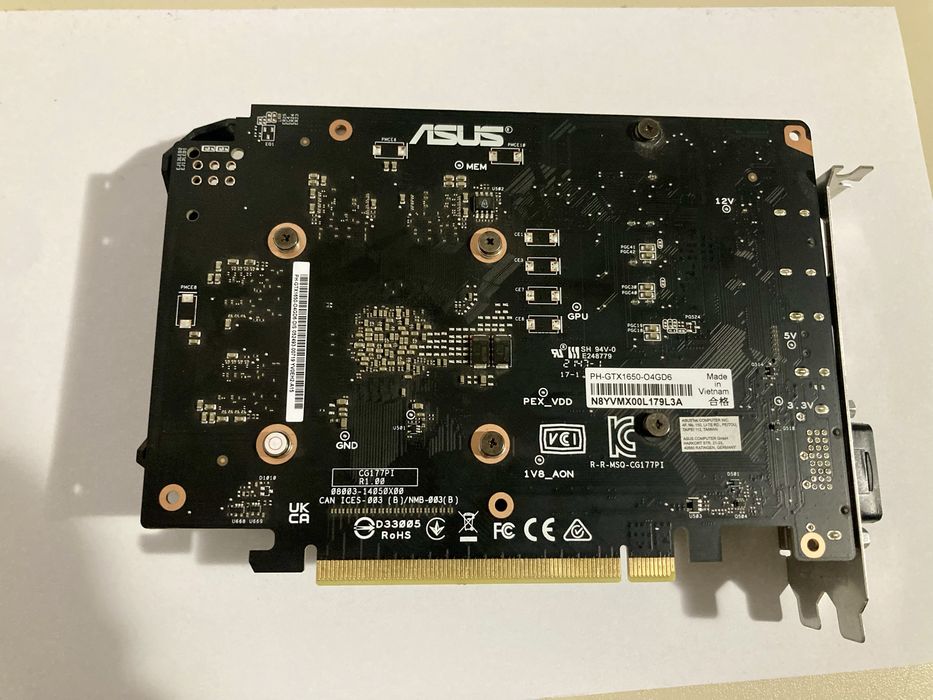 Placa video NVIDEA PH-GTX1650-O4GD6