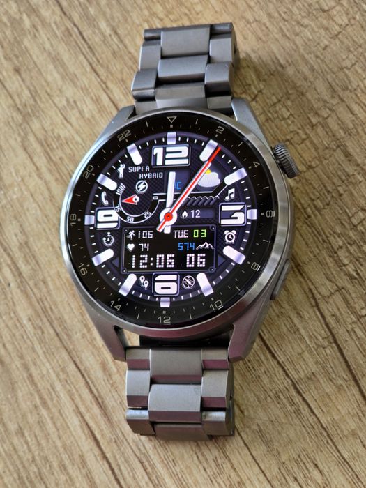 Титаниев часовник Huawei watch 3 pro LTE LTE