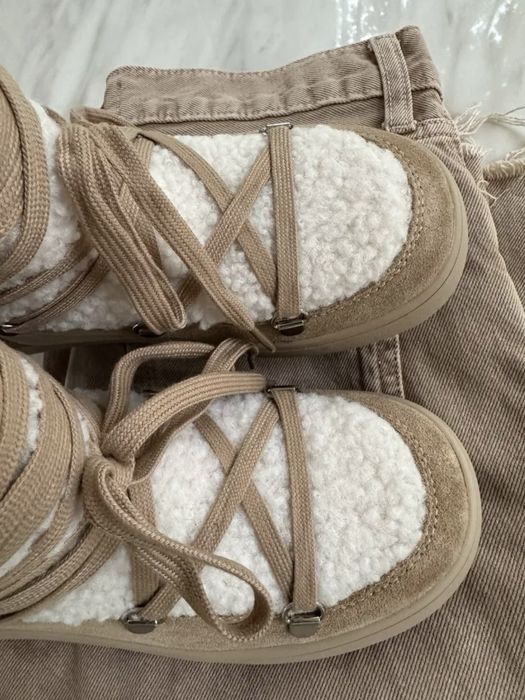 Зимние ботинки натуральная замша