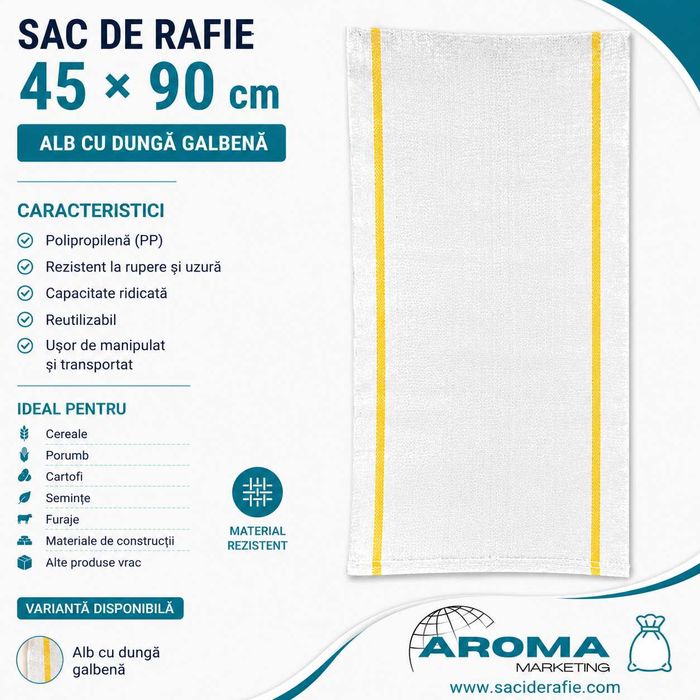 Saci Rafie 45×90 cm – Polipropilenă – Saci Agricoli
