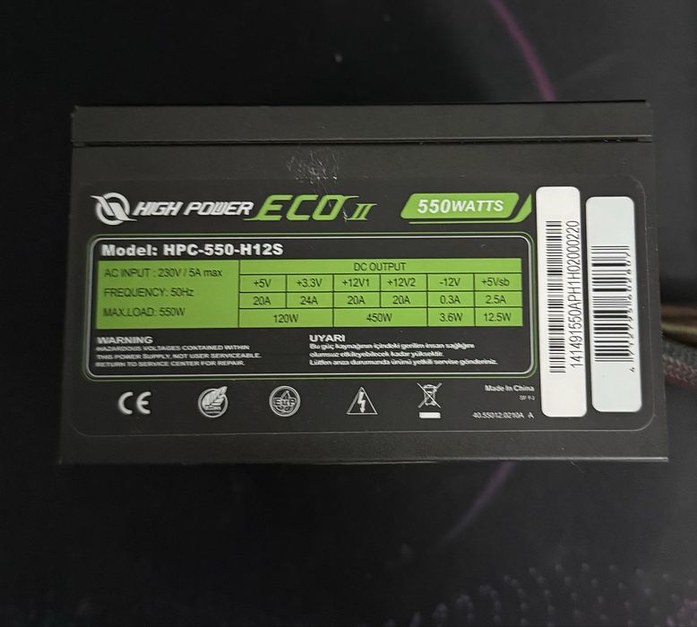 Sursa High Power 550w