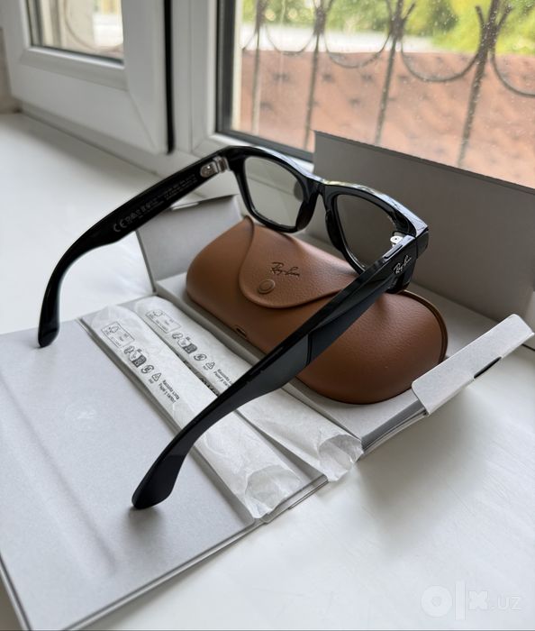Ray Ban Meta 53 Shiny Black Gen2 (Хамелеон)