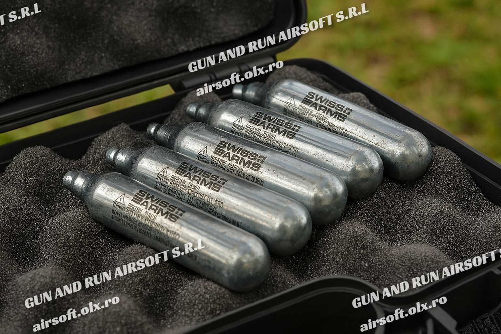 Pistol Modificat Cu Recul 20 JOULI+!! (Cu Bile De Cauciuc) Co2 Pusca