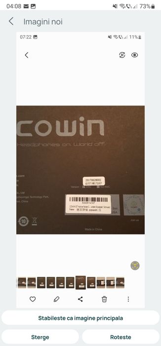 Casti bluetooth Cowin E7