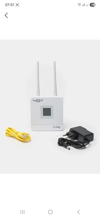 Wi-fi роутер, модем 4G со слотом для SIM-карты