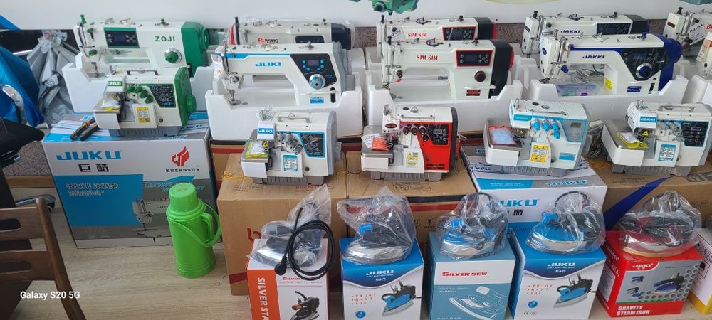 Barcha turdagi tikuv mashinalar bor