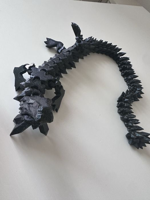 Figurină dragon fantasy decorativ – stil medieval / 3D