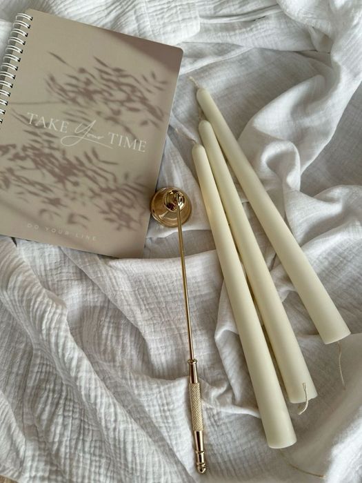 Столовые свечи ручной работы