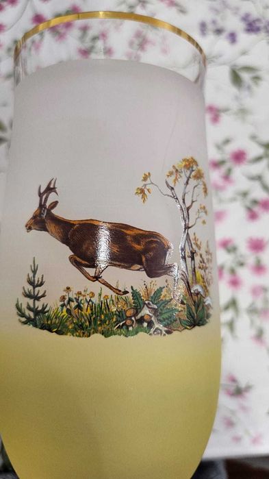 ваза прага богемское стекло