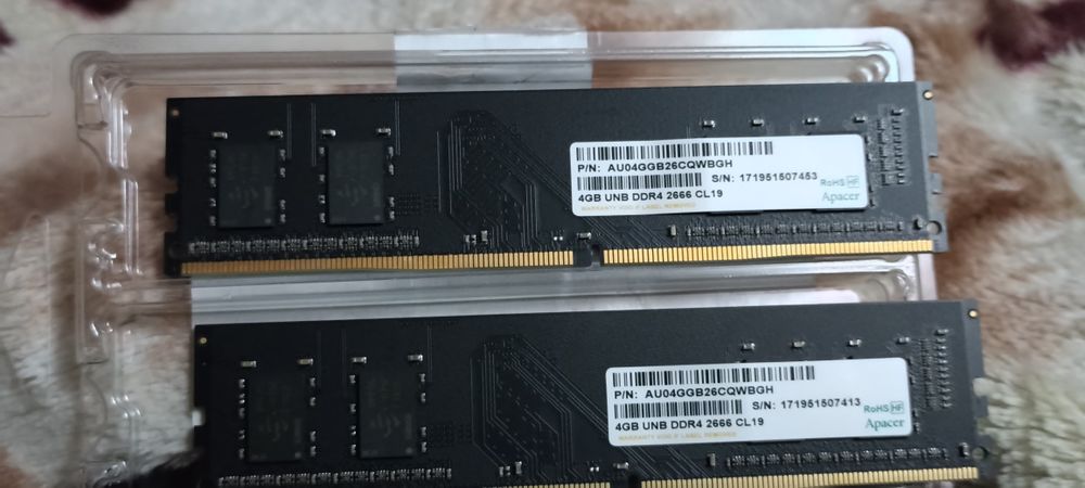 Оперативная память 4+4 Gb