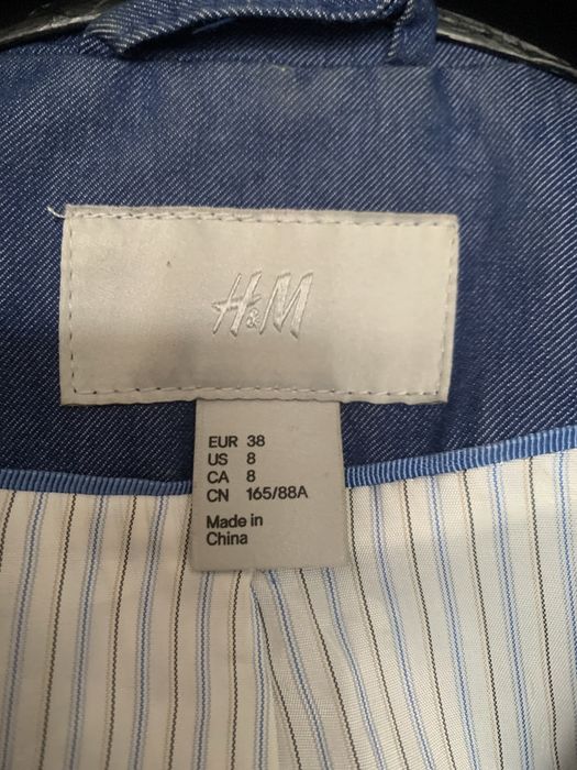 Дамско синьо сако H&M