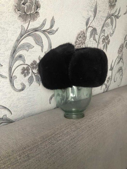шапка ушанка норковая