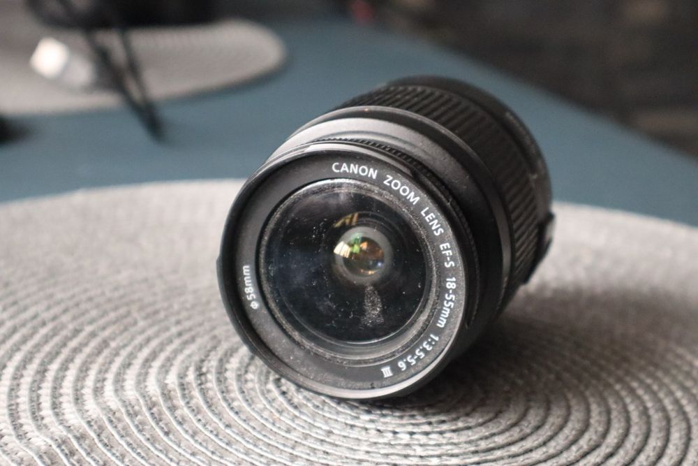 Canon EOS 100d + обектив 55mm