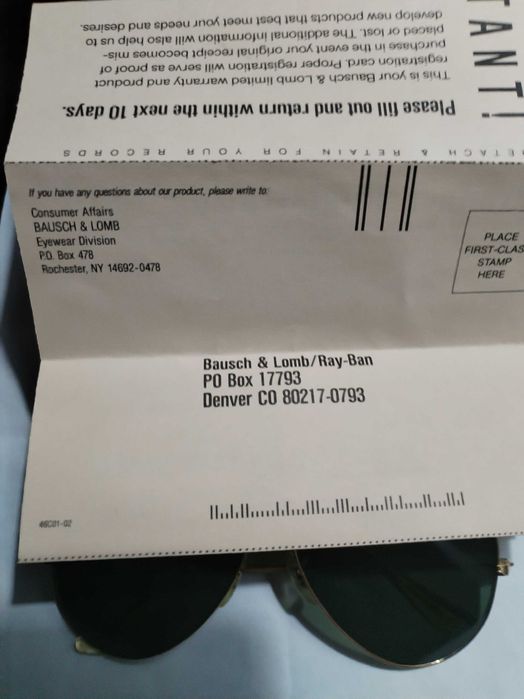 Очки Ray-Ban  оригинальные